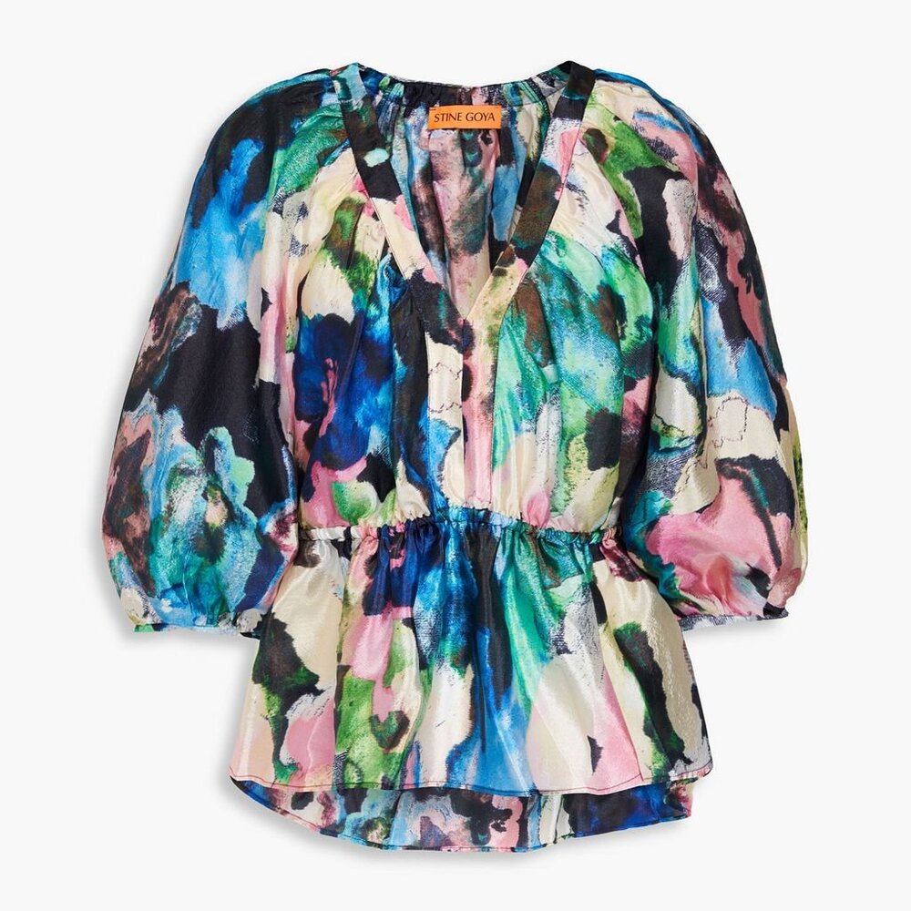 Stine Goya peplum blouse NWT